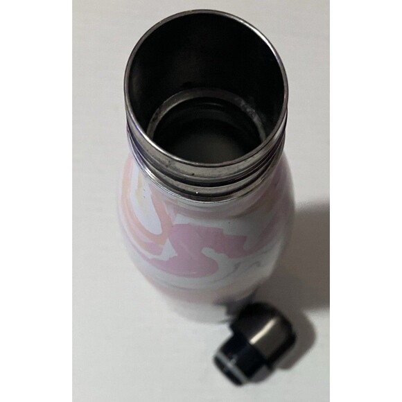 "Give Thanks" Marble Patterned Stainless Steel Water Bottle 20oz Insulated 10.5' - Picture 9 of 15